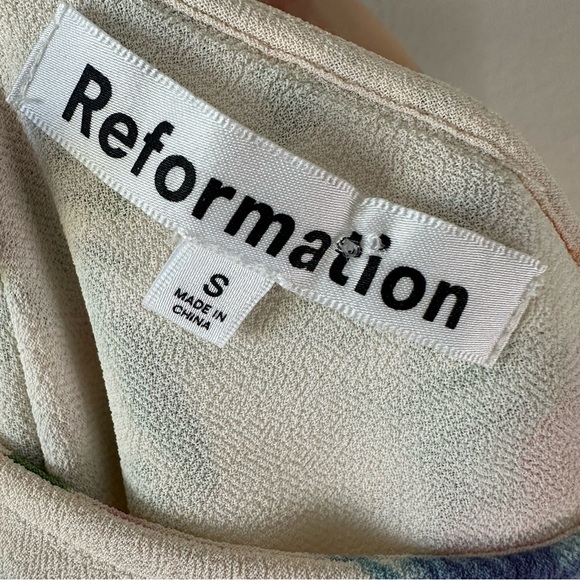 Reformation Emerick Midi Slip Floral Dress SZ S - Picture 5 of 8